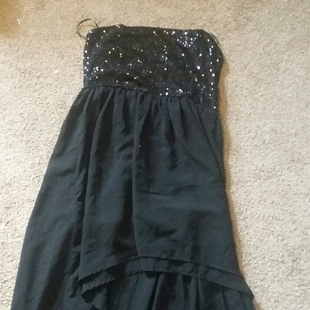 Strapless High low dress